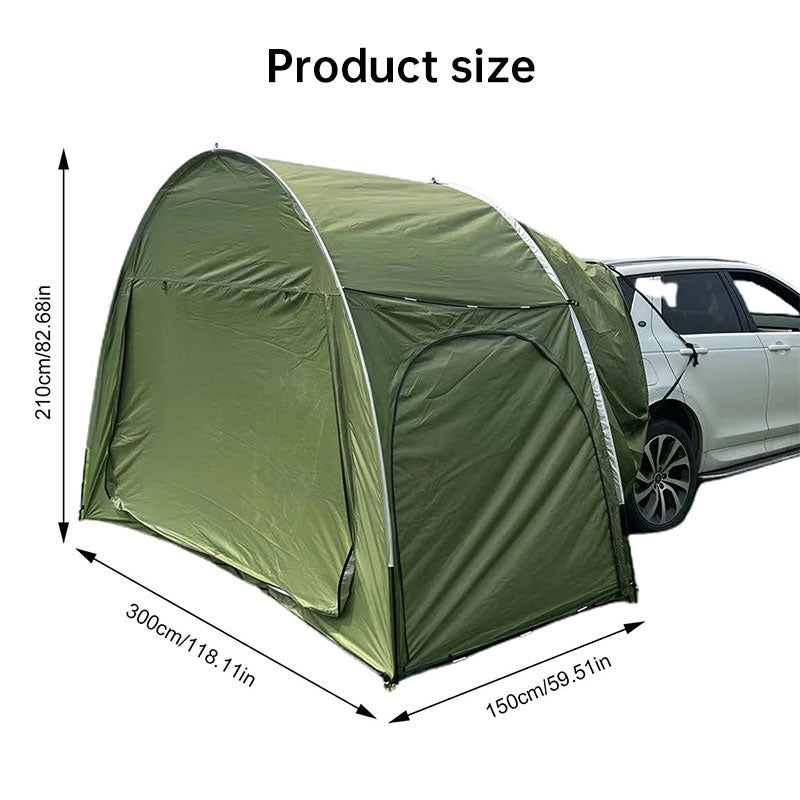 Outdoor Camping Car Tent - trunk rear tent with canopy, sun - resistant camping equipment