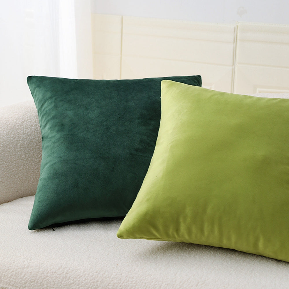 3-Piece Coordinated Pillow Cover & Insert Bundle – Well mixed color of greens pillow covers with inserts great combinations – Fancy & Stacy