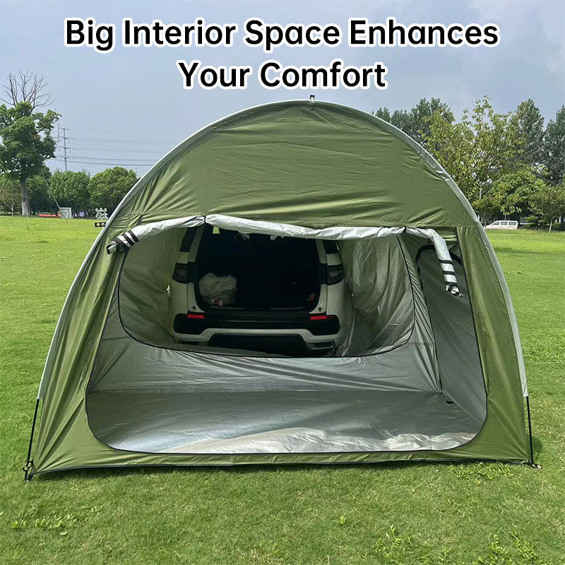 Outdoor Camping Car Tent - trunk rear tent with canopy, sun - resistant camping equipment