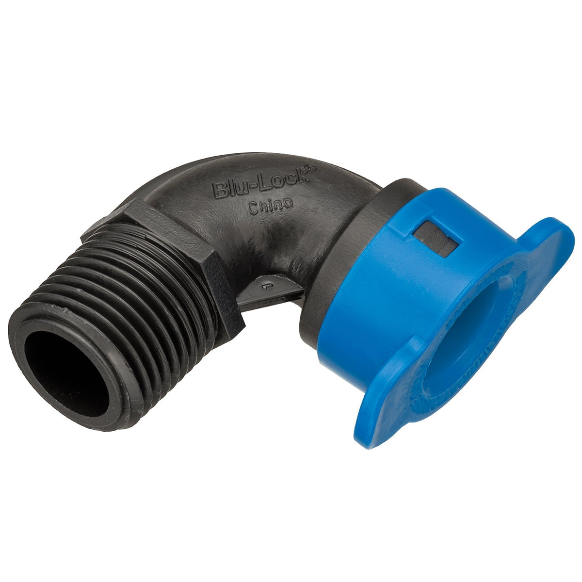 1/2 in. x 1/2 in. Blu-Lock Male Pipe Thread Elbow