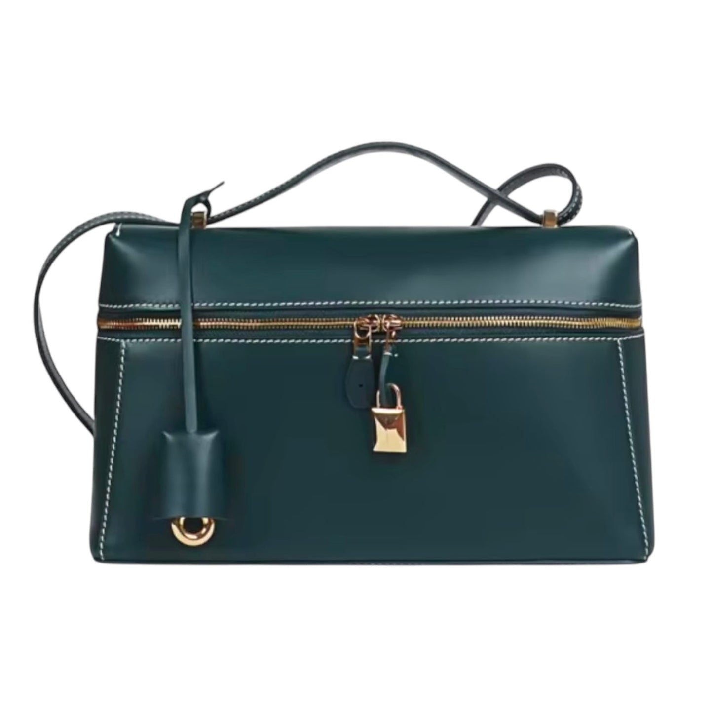 THE ZELMA LEATHER BAULETTO HANDBAG