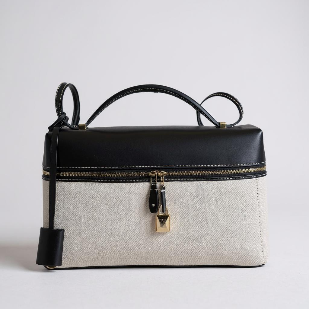 THE ZELMA LEATHER BAULETTO HANDBAG