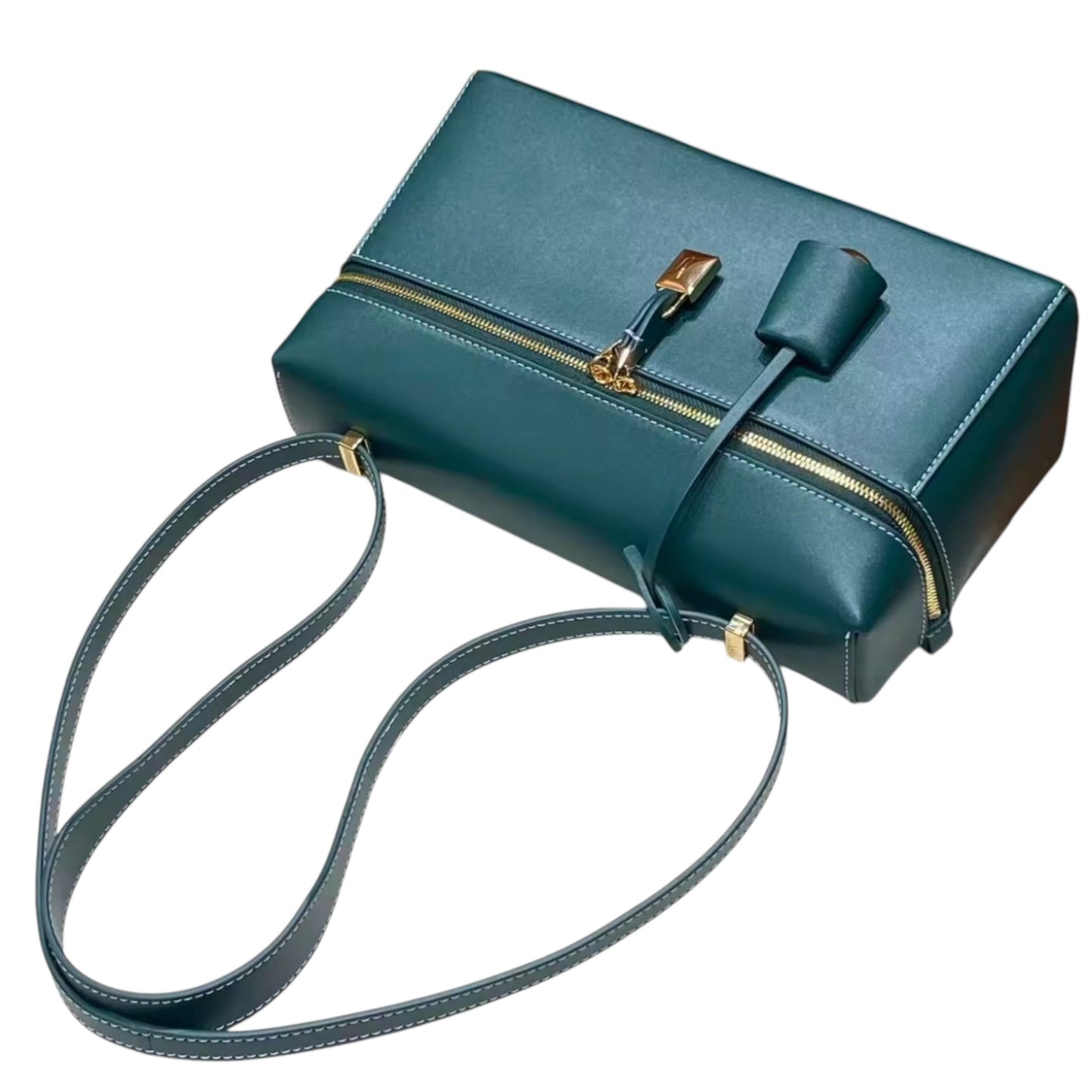 THE ZELMA LEATHER BAULETTO HANDBAG