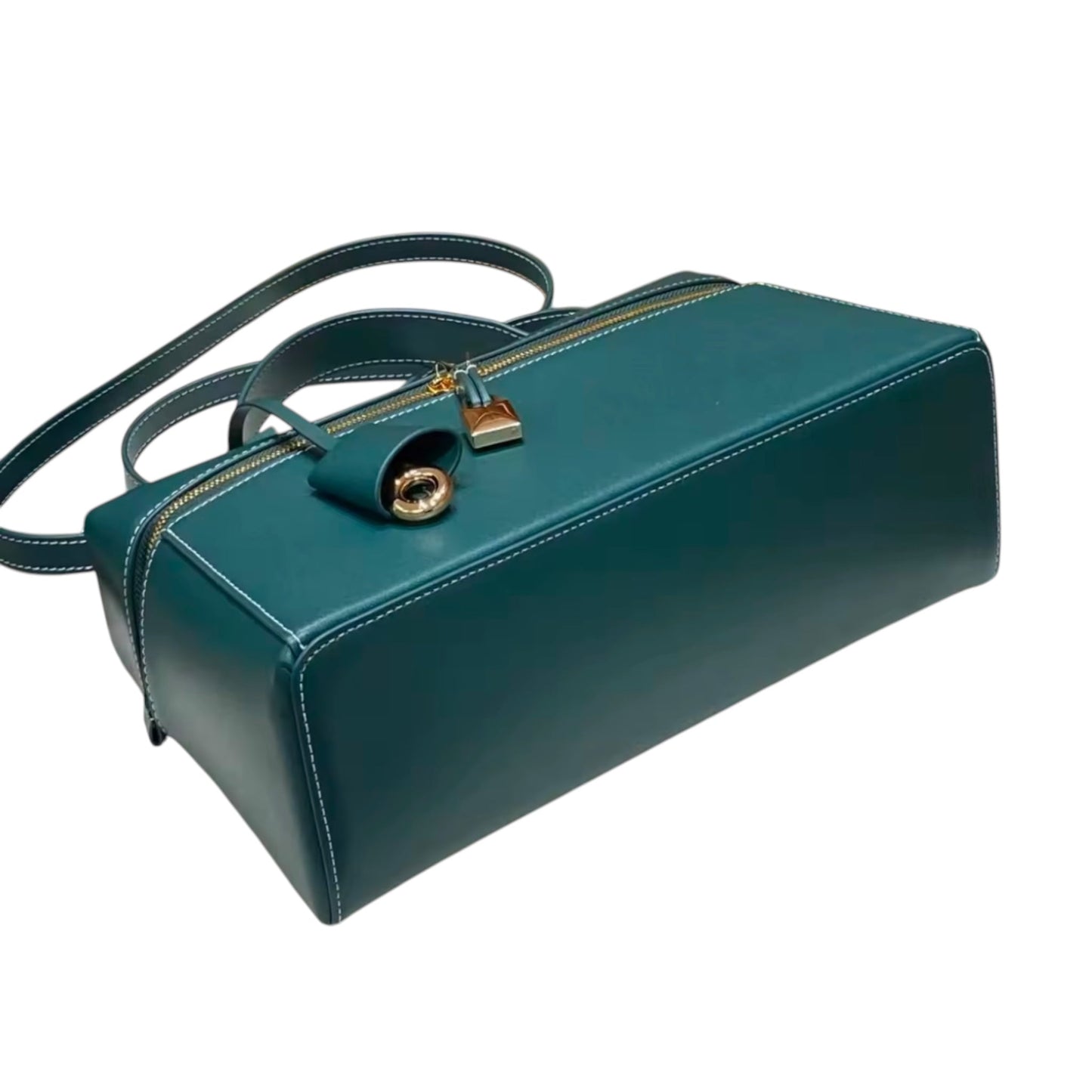 THE ZELMA LEATHER BAULETTO HANDBAG