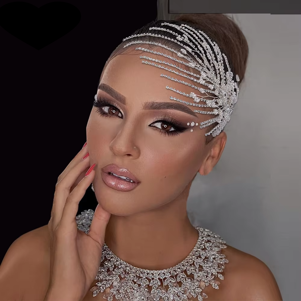 Bridal or Pageant Headband Crystal Rhinestone Tiara