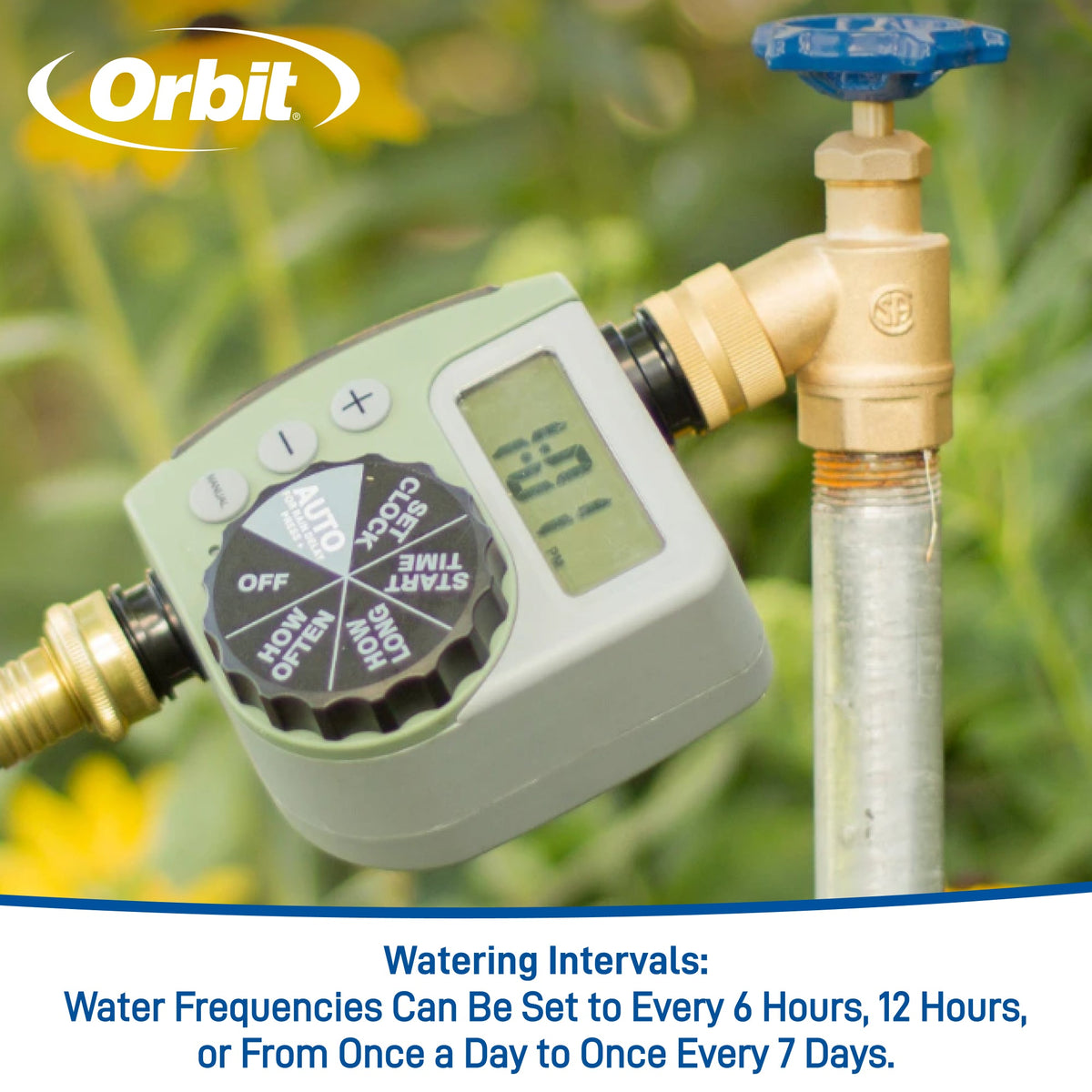 One Outlet Single-Dial Hose Faucet Timer 91566