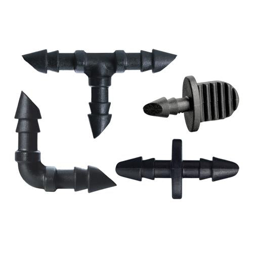 1/4" Barb Fittings Assortment Pack - 30 count