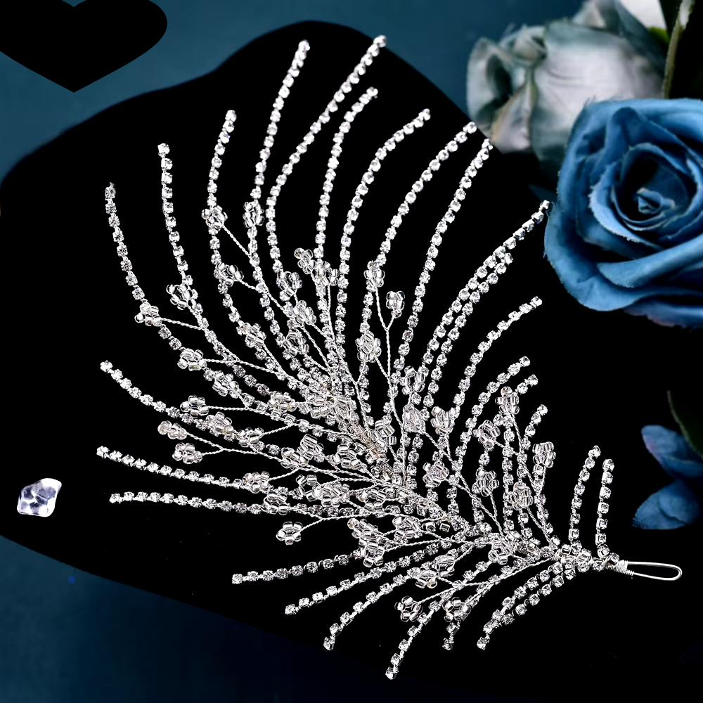 Bridal or Pageant Headband Crystal Rhinestone Tiara