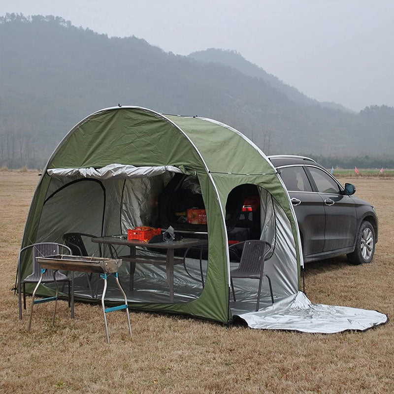 Outdoor Camping Car Tent - trunk rear tent with canopy, sun - resistant camping equipment