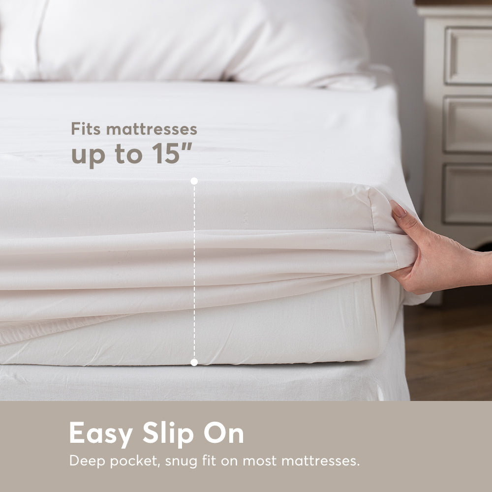 Duvet Cover Bedding Set with Duvet Cover, Pillowcase, Fitted Sheet, Hypoallergenic and Breathable, Room Decor, Graduation Gifts