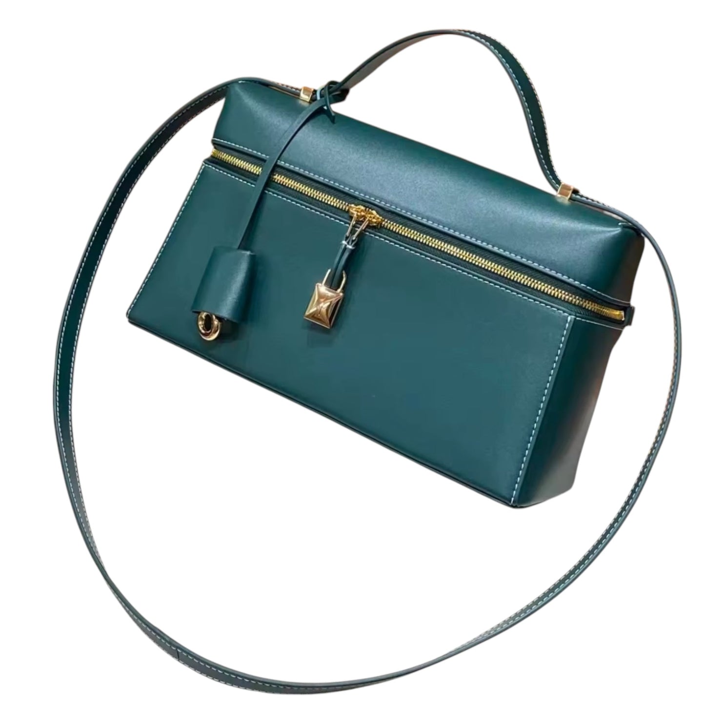 THE ZELMA LEATHER BAULETTO HANDBAG