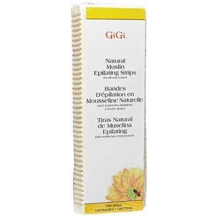 Gigi Natural Epilating Strips Large ( 3" X 9" ) 100 Strips