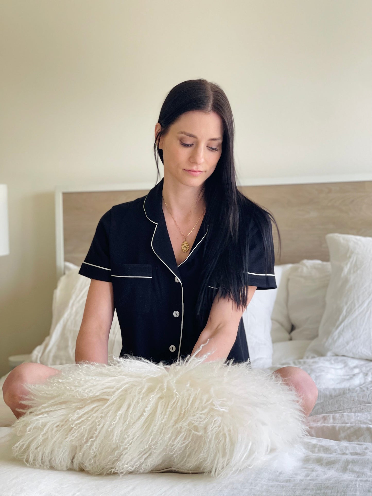 Classic Luxury Capri Pajamas in Brushed Pima Cotton