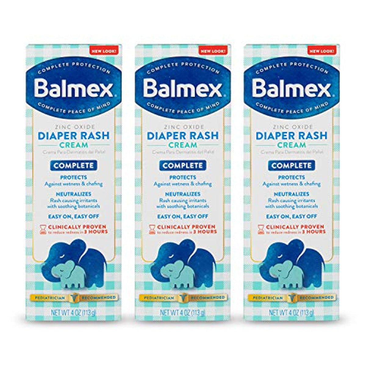 Balmex Complete Protection Diaper Rash Cream, Advanced Formula