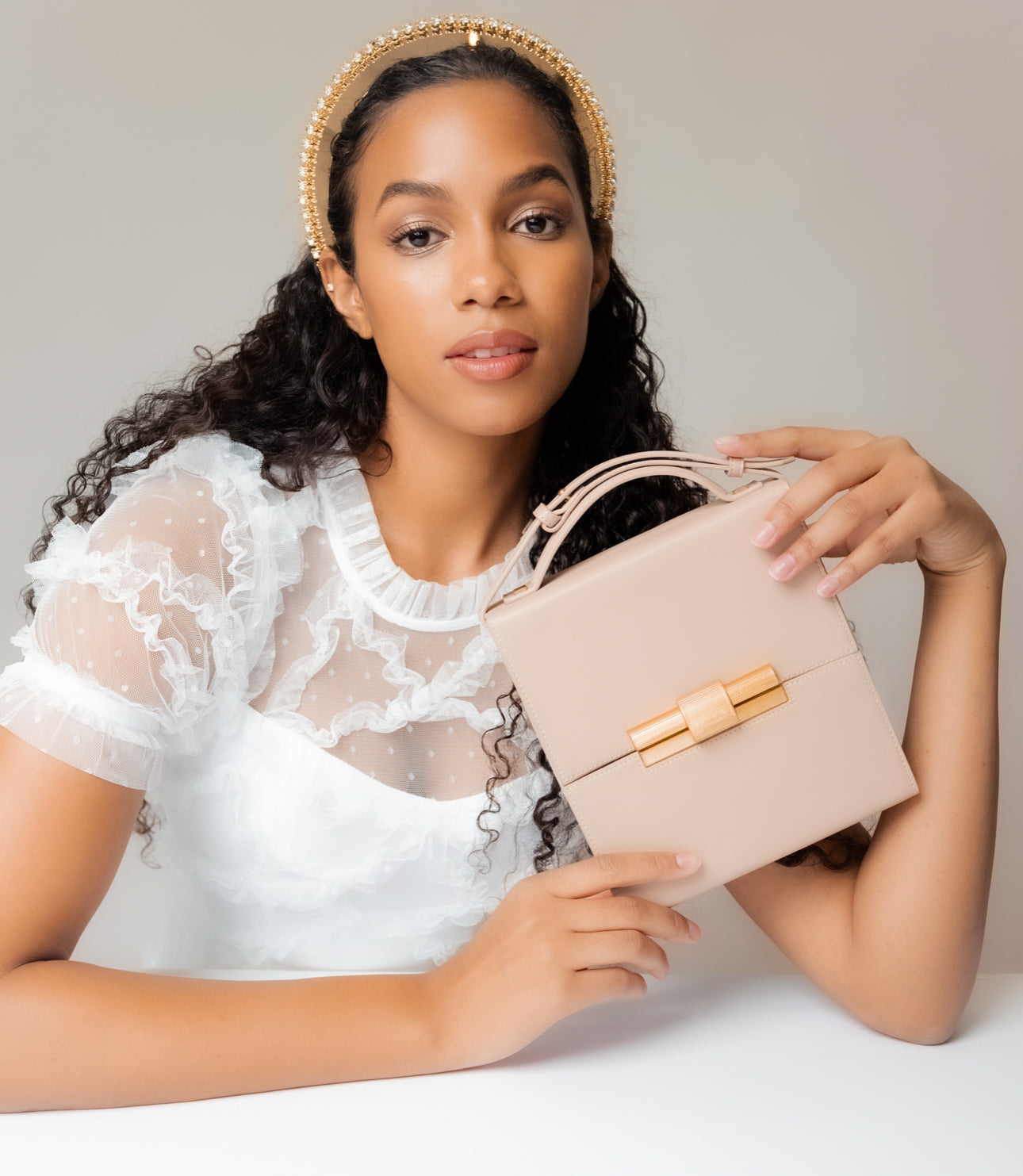 THE NINA CIGAR BOX HANDBAG