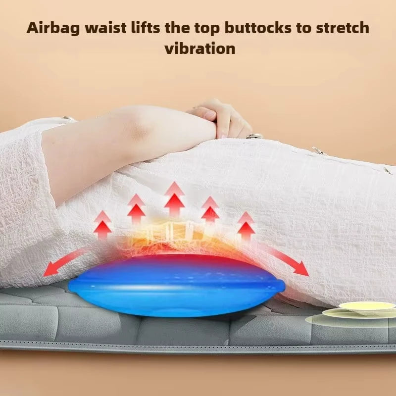 Electric Full Body Massage Cushion With Heating Hand Control Shoulder Neck Waist Airbag Back Kneading vibration Massage Tool