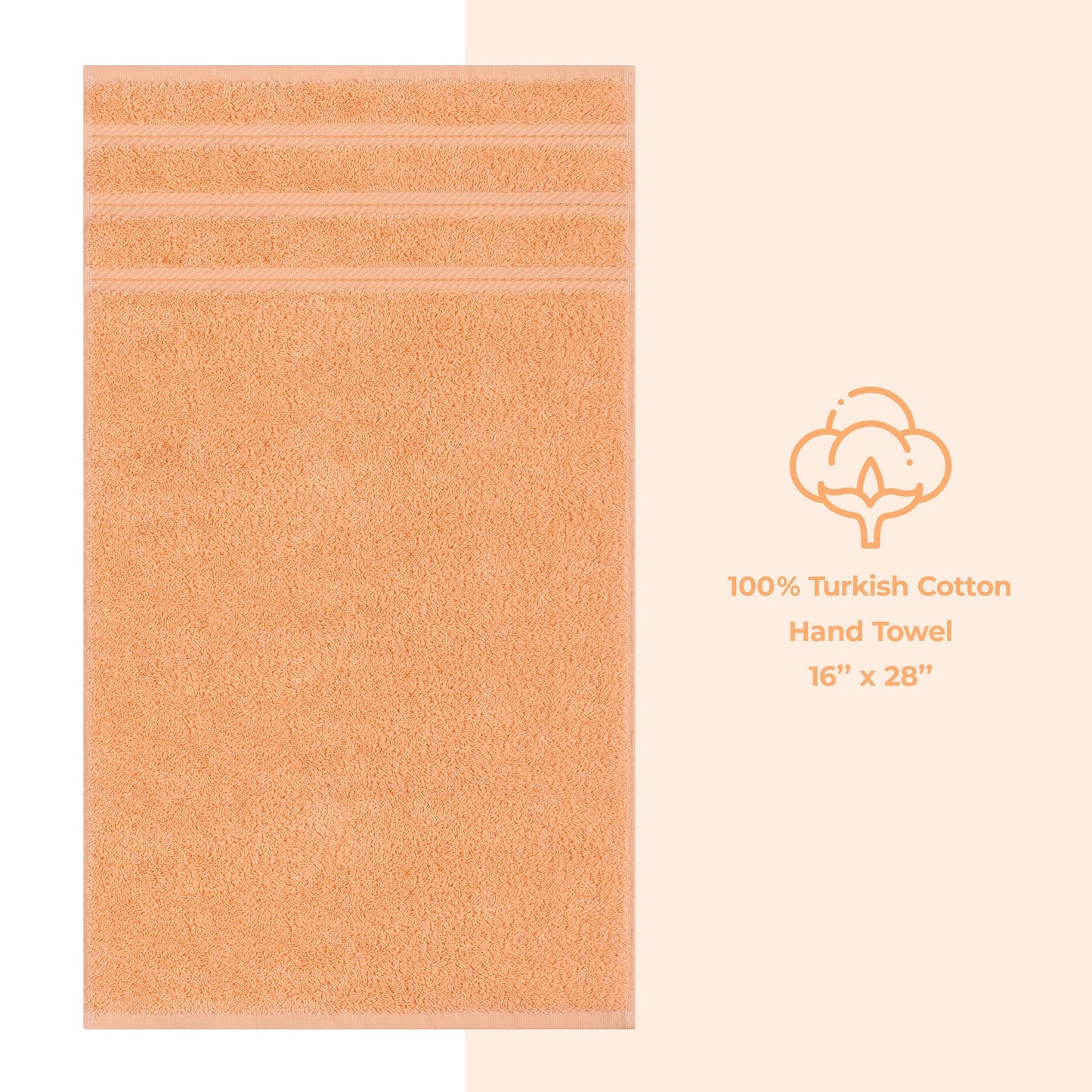 Single Piece - Create Your Set - 100% Cotton Turkish Towels with 20 Different Colors