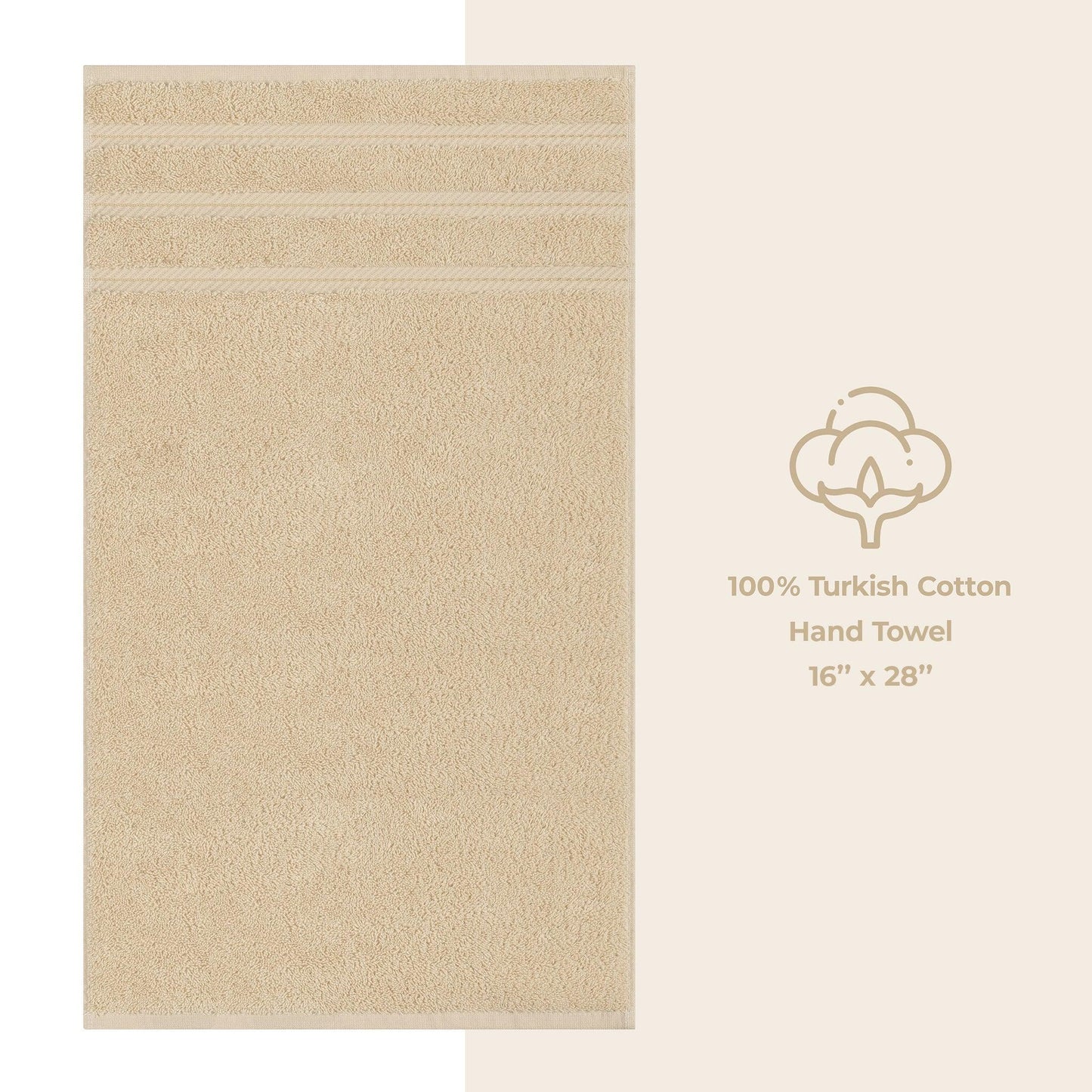 Single Piece - Create Your Set - 100% Cotton Turkish Towels with 20 Different Colors
