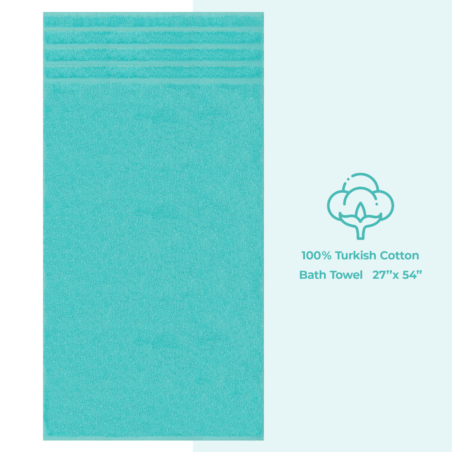Single Piece - Create Your Set - 100% Cotton Turkish Towels with 20 Different Colors