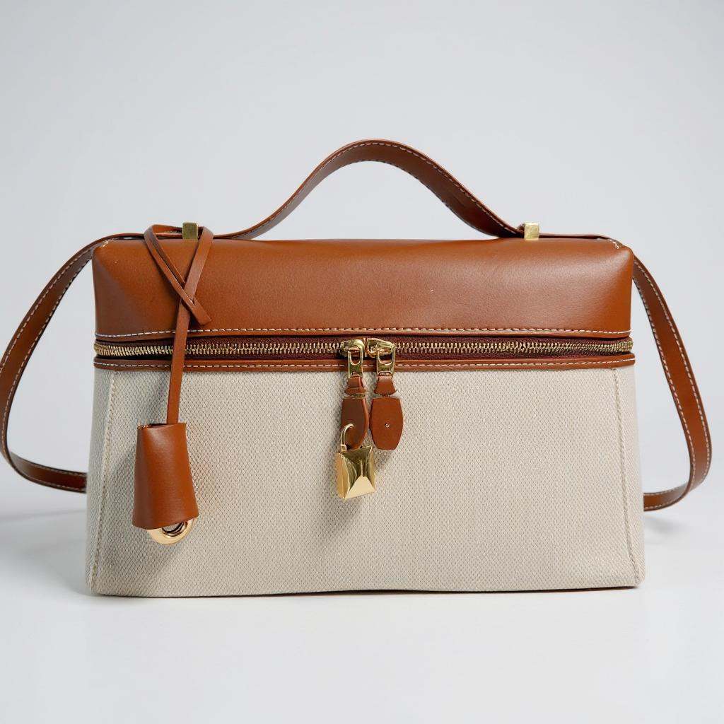 THE ZELMA LEATHER BAULETTO HANDBAG