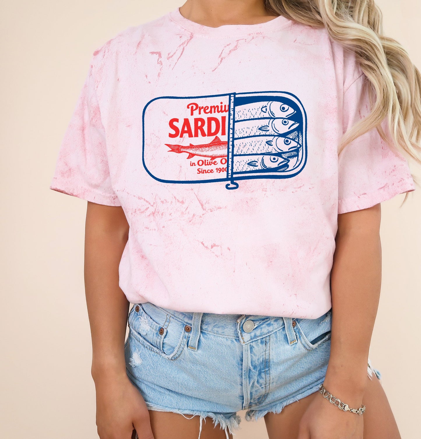 Sardines Can Salmon Fish Nature Camping Hiking Comfort Colors T Shirt