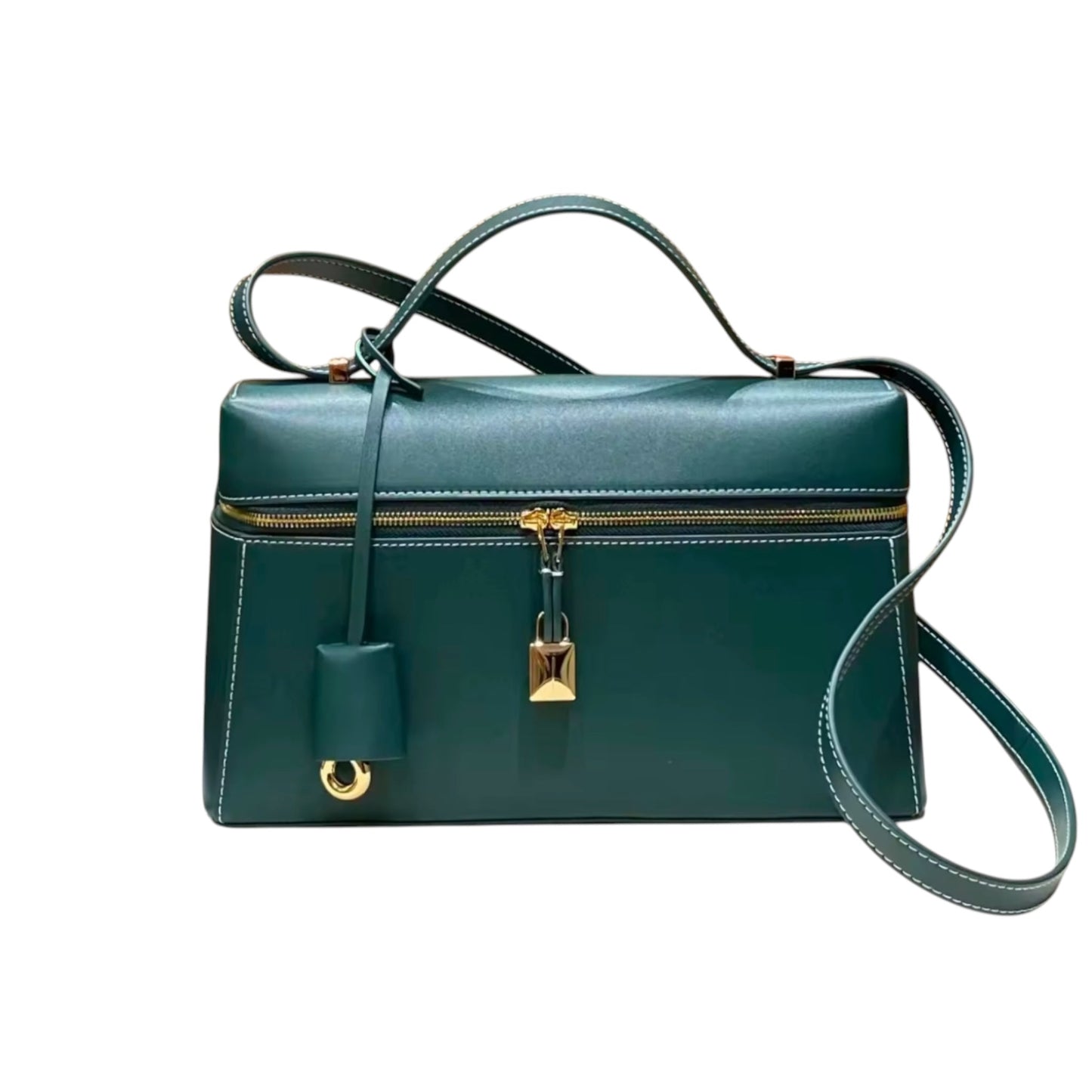 THE ZELMA LEATHER BAULETTO HANDBAG