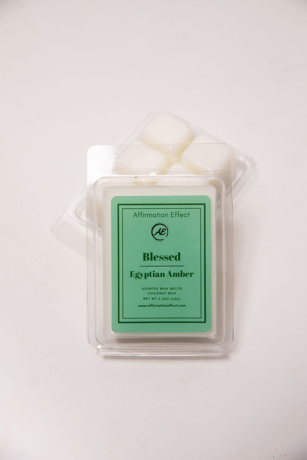 Egyptian Amber "Blessed" Affirmation Candle - 17.5 oz