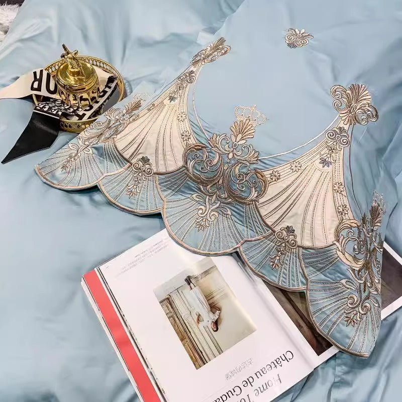 European Luxury Long-Staple Cotton Embroidered Bedding Set | Yedwo
