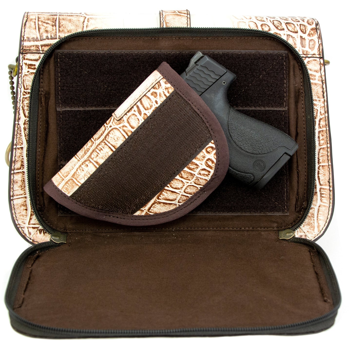 Smith & Wesson Croc Crossbody Bag