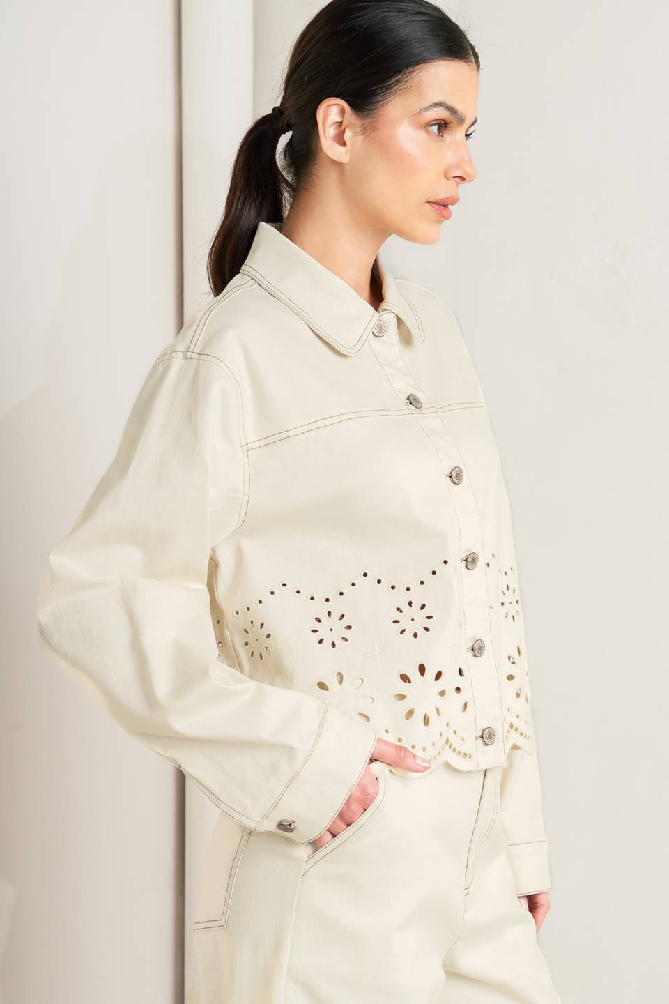 SUNDAY LEAF TWILL JACKET