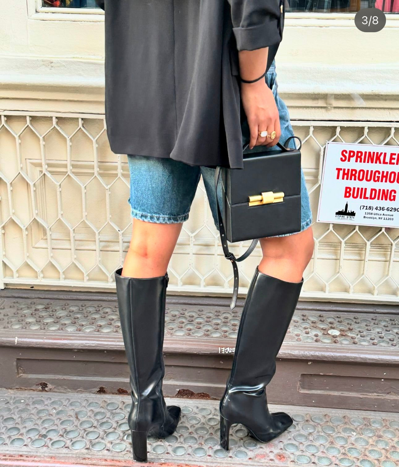 THE NINA CIGAR BOX HANDBAG
