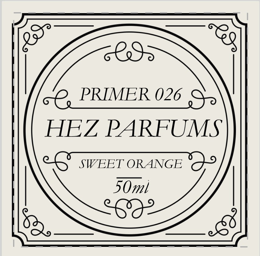 Primer 026 (Fragrance Enhancer) – SWEET ORANGE