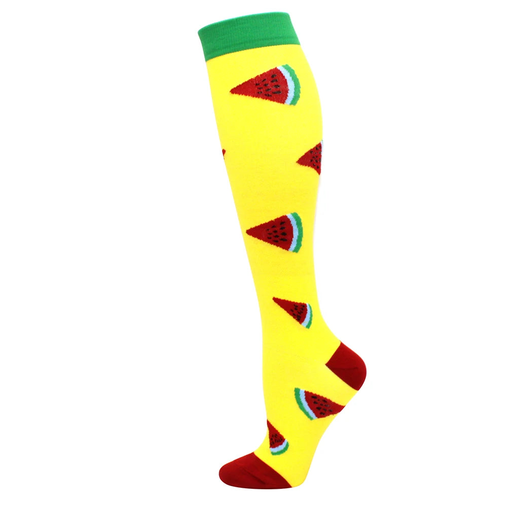Running Compression Stockings Pressure Nursing Socks For Edema, Diabetes, Varicose Veins, Blood Circulation Sports Socks
