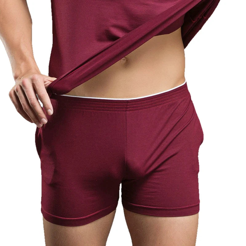 Superbody Breathable Men's Underwear Boxer Shorts Men Pajamas Soft Comfortable Shorts Men Boxers Lounge Sleep Wear