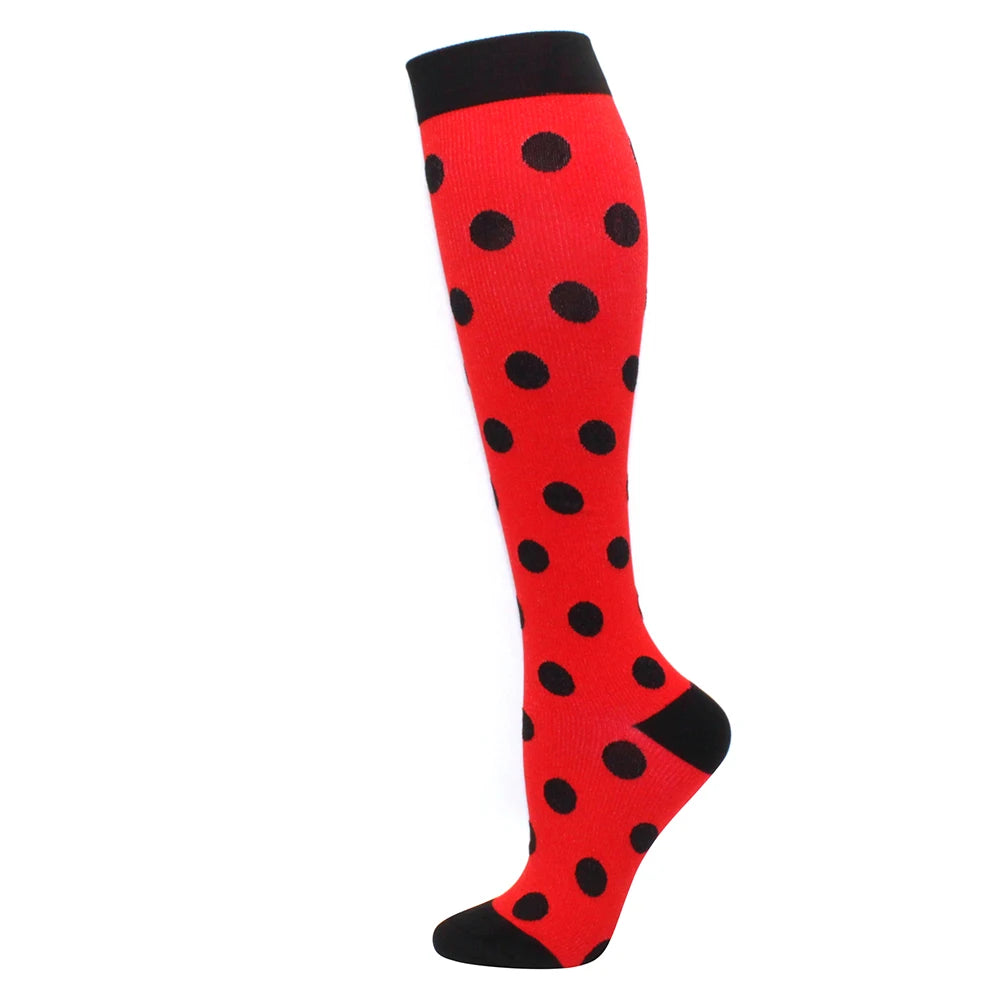 Running Compression Stockings Pressure Nursing Socks For Edema, Diabetes, Varicose Veins, Blood Circulation Sports Socks