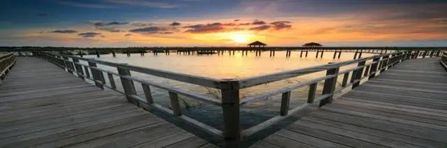 Beach Sunset Landscape Canvas Print