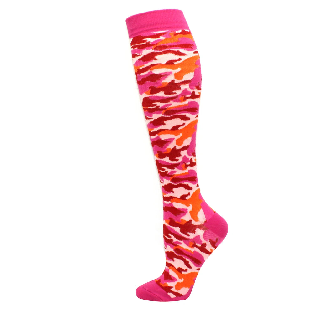 Running Compression Stockings Pressure Nursing Socks For Edema, Diabetes, Varicose Veins, Blood Circulation Sports Socks