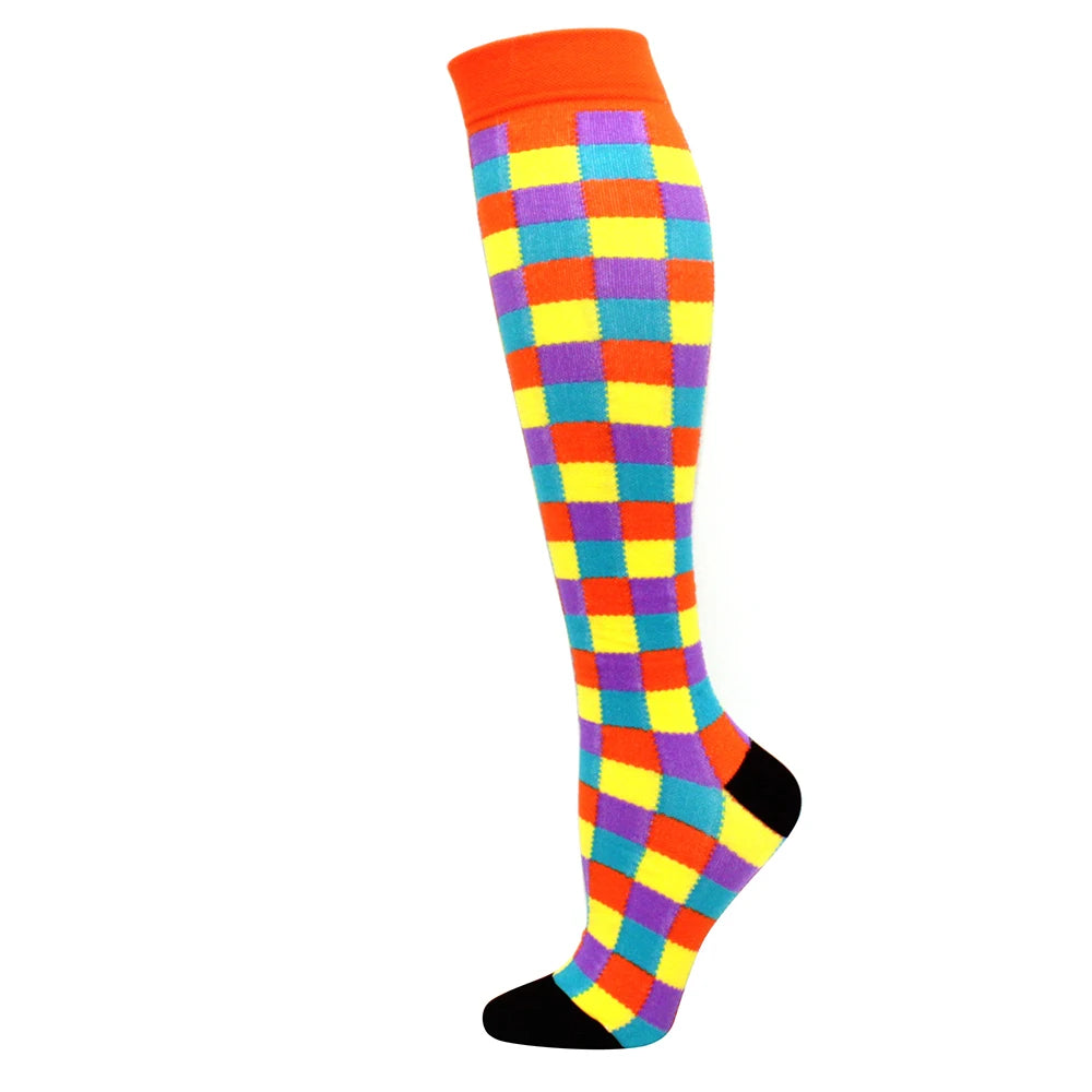 Running Compression Stockings Pressure Nursing Socks For Edema, Diabetes, Varicose Veins, Blood Circulation Sports Socks
