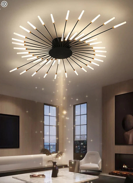 Modern Acrylic Ceiling LED Indoor Lighting For Bedroom Living Room or Kids Room Frame 175-260V