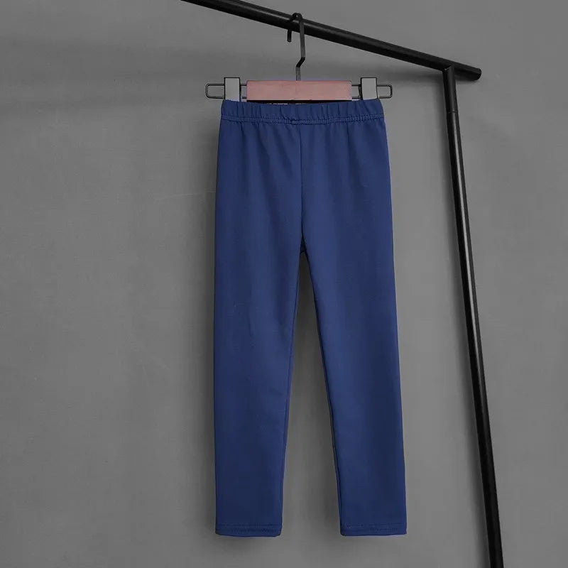 Solid Color Pants For Girls Stretch Skinny Leggings