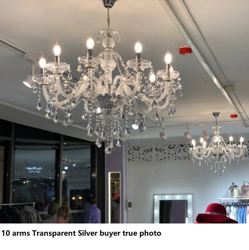Modern Luxury Crystal Led Chandelier