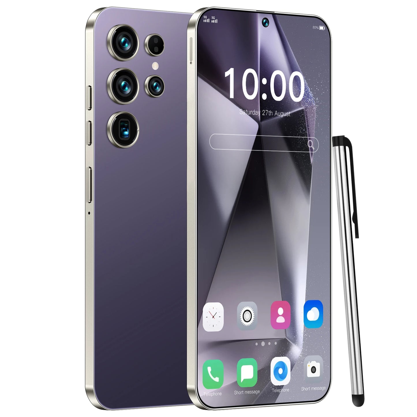 2025 New Original S26 Ultra Smartphones 16GB+1TB 5G Dual SIM Mobile Phone with HD Face Unlock Android 14 Deca Core CPU Spanish