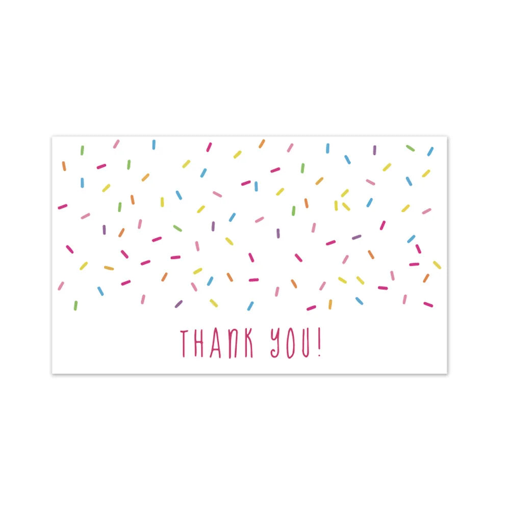 30Pcs/Pack white Thank You Card Labels With Beyond Grateful Card For Supporting My Small Business Decoration Gift Greeting Card