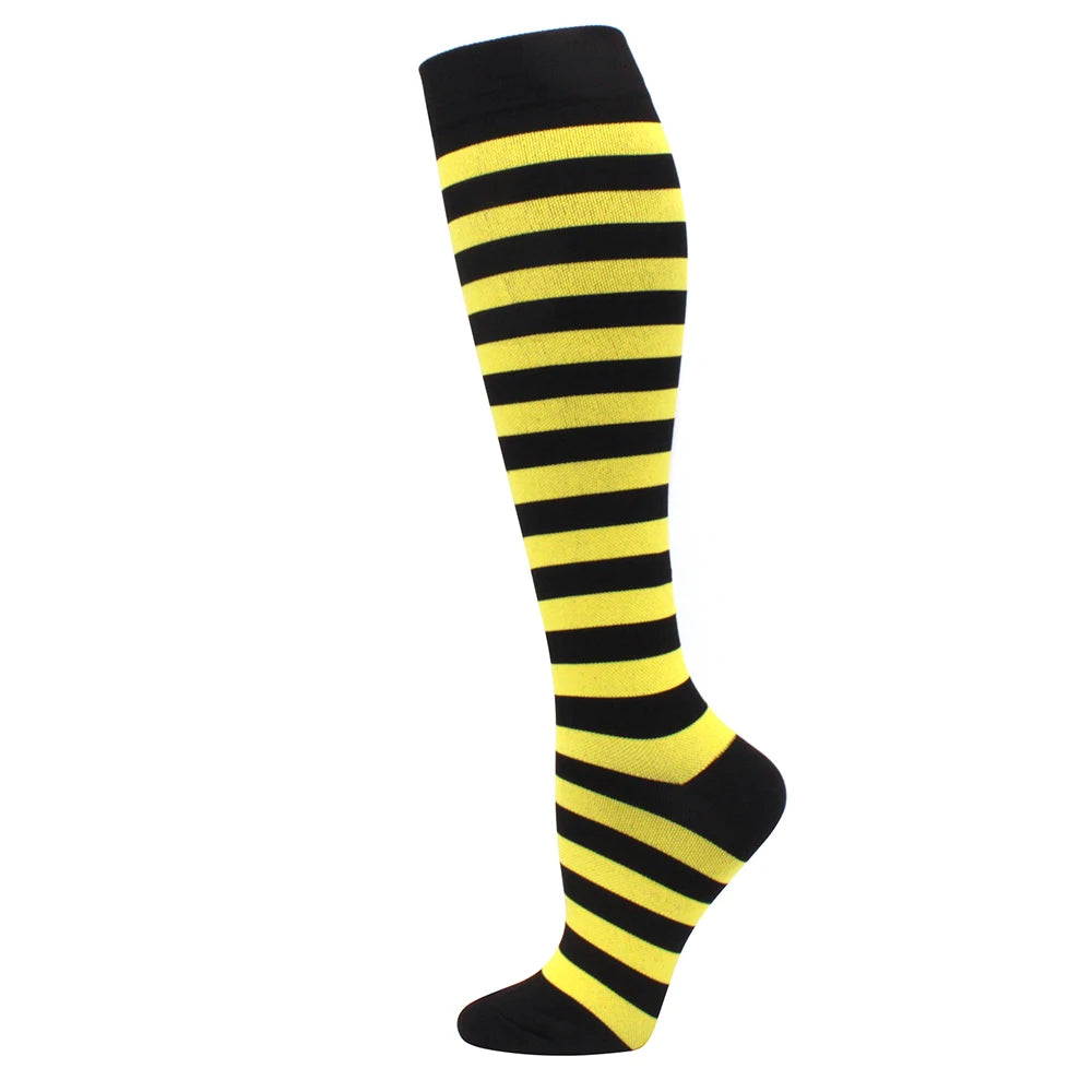 Running Compression Stockings Pressure Nursing Socks For Edema, Diabetes, Varicose Veins, Blood Circulation Sports Socks