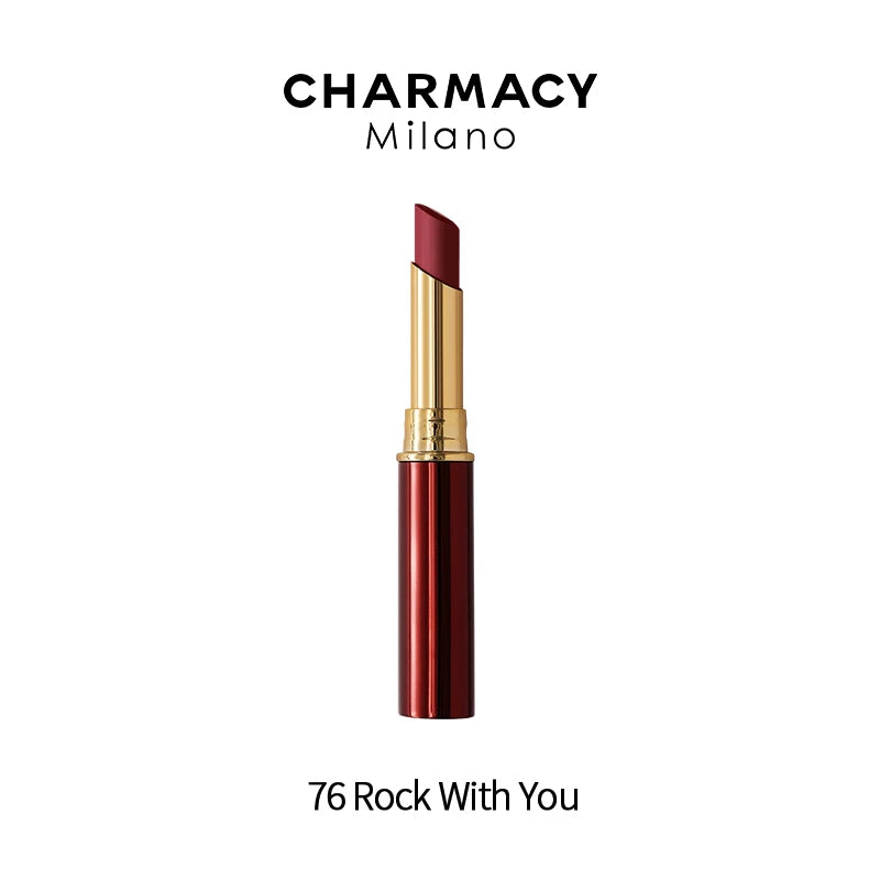 CHARMACY Waterproof Velvet Lipstick 16 Colors Long-Lasting Matte Water-Resistant