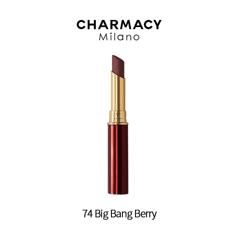 CHARMACY Waterproof Velvet Lipstick 16 Colors Long-Lasting Matte Water-Resistant
