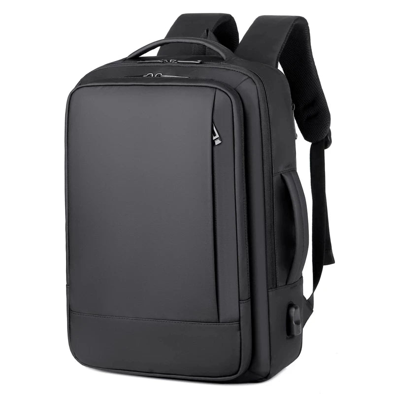 Men's Large Capacity Expandable Travel Backpack for 15.6 Inch Laptop Multi-function Anti-Theft