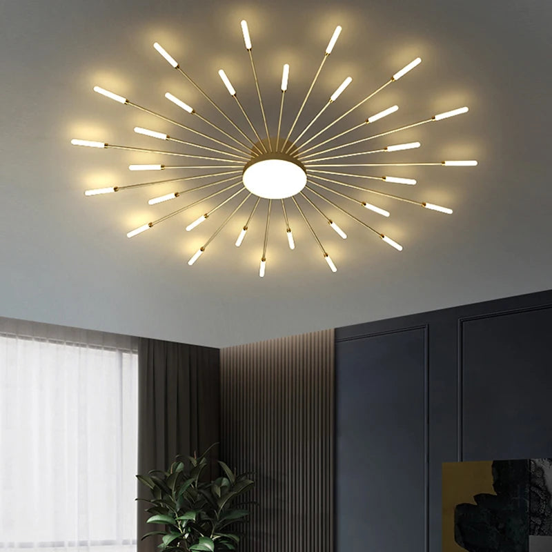 Modern Acrylic Ceiling LED Indoor Lighting For Bedroom Living Room or Kids Room Frame 175-260V