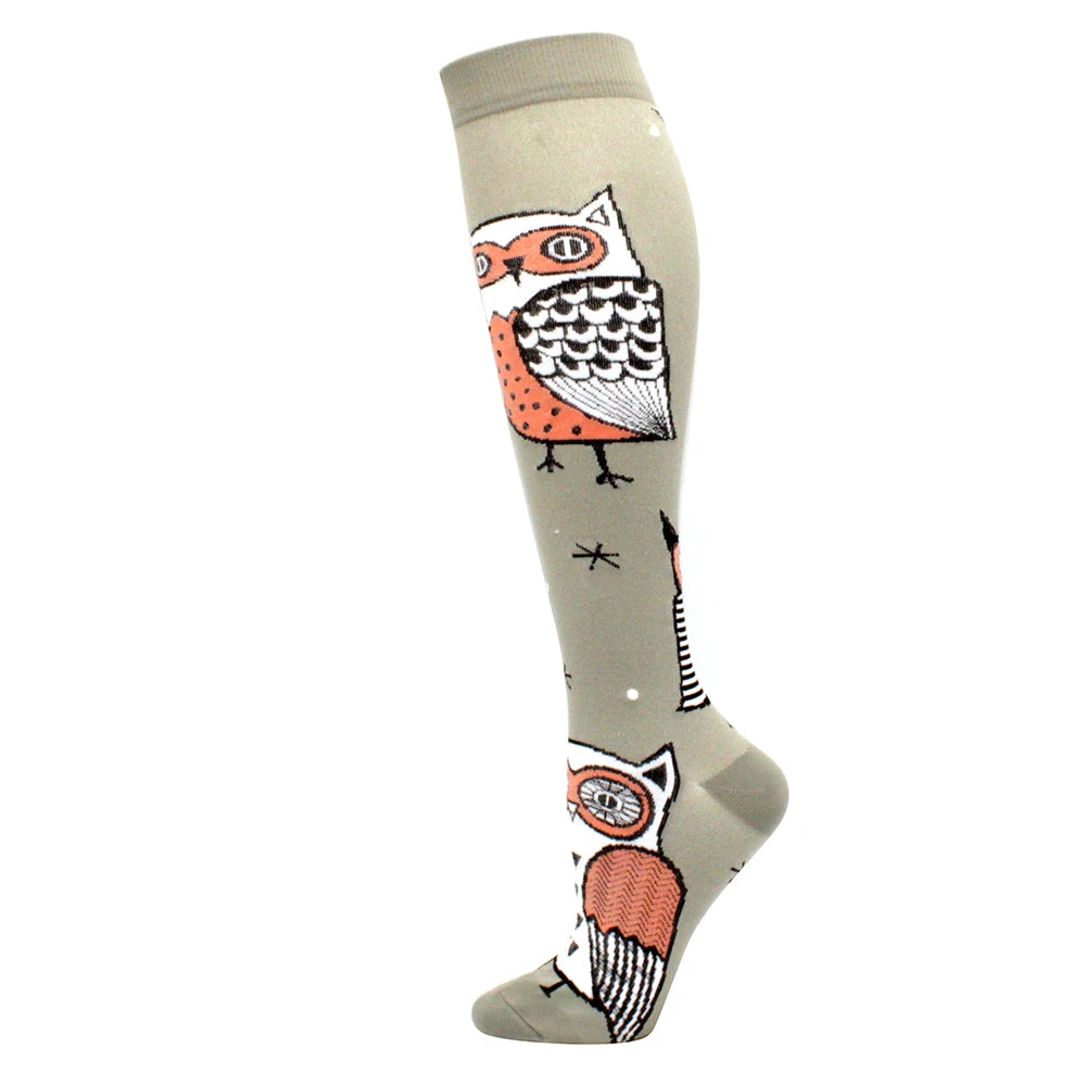 Running Compression Stockings Pressure Nursing Socks For Edema, Diabetes, Varicose Veins, Blood Circulation Sports Socks