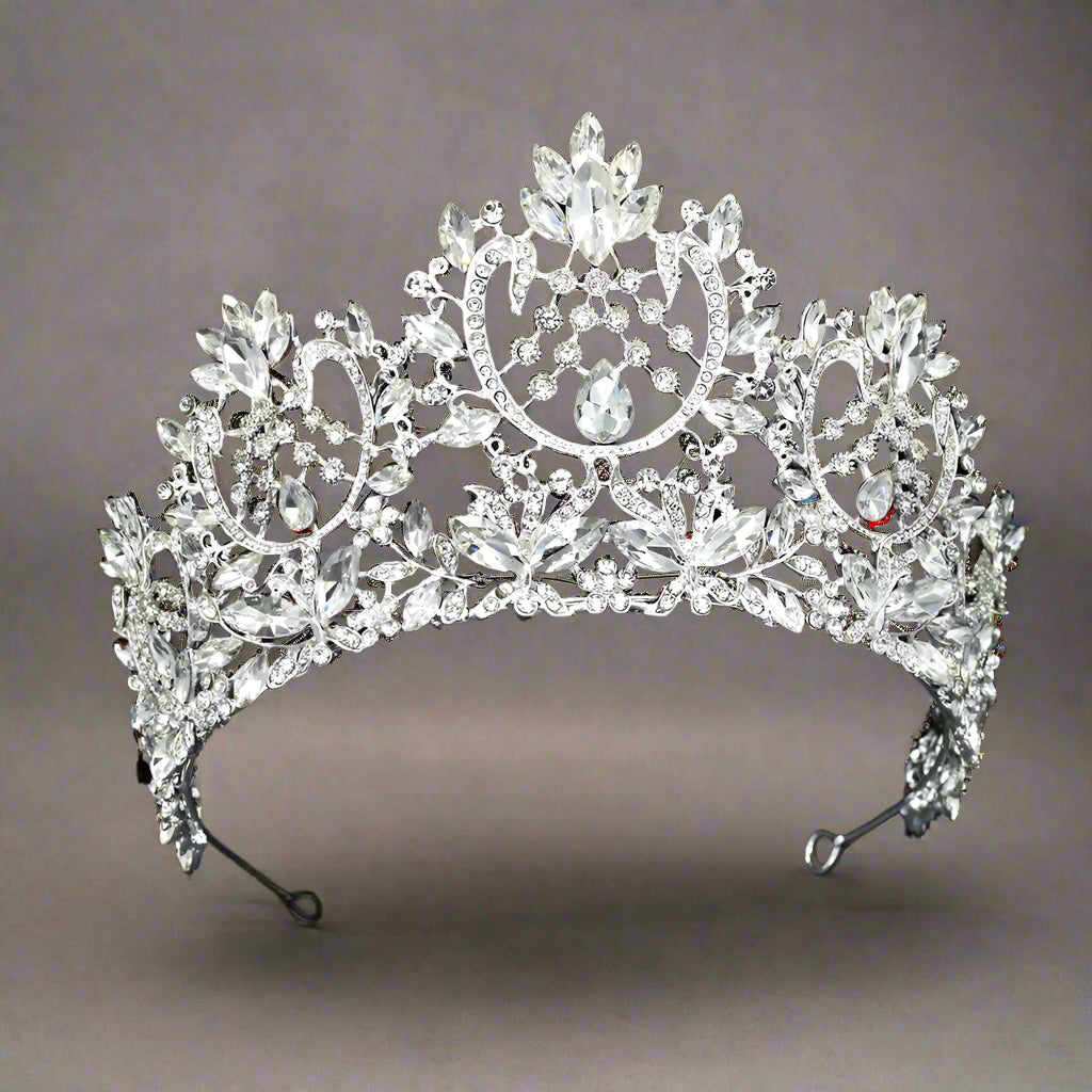 Zircon Wedding Crown Luxury Zircon Diadem Rhinestone Headpiece Bridal Hair Jewelry